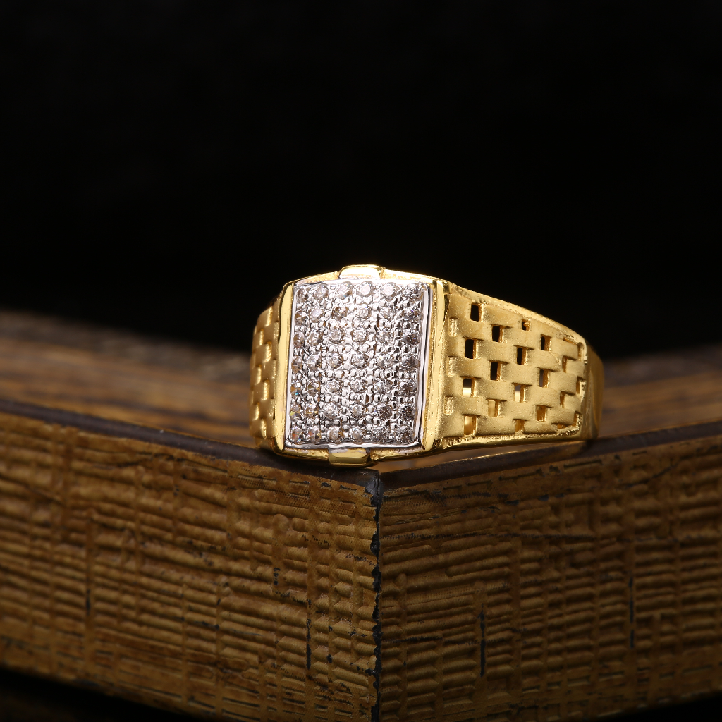 22ct Cz Gents Rings