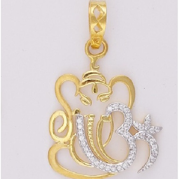 22KT Gold Idol Pendant by 