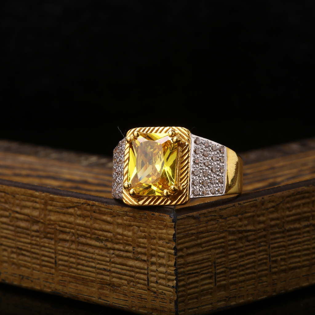 22ct Cz Gents Rings