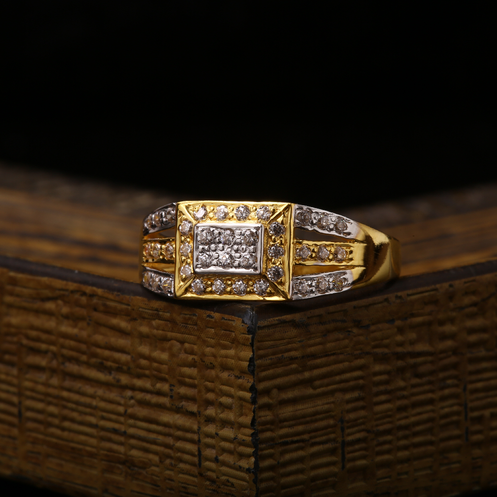 22ct Cz Gents Rings