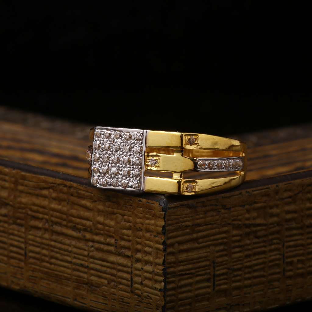 22ct Cz Gents Rings