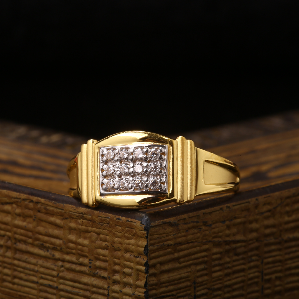 22ct Cz Gents Rings