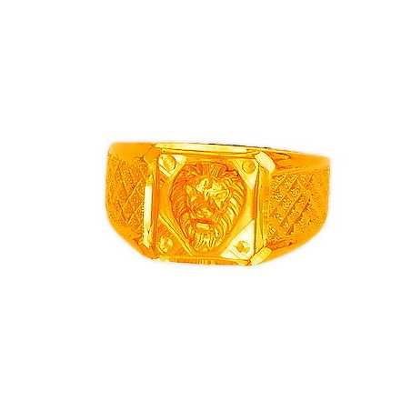 Accessories | Lion Gold Colour Ring. | Freeup