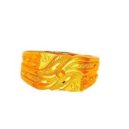 22K Plain Gold Designer Exclusive Gents Ring