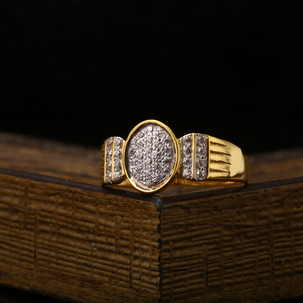 22ct Cz Gents Rings