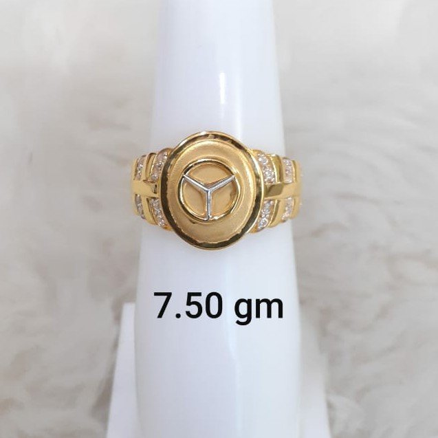 22 Carat 4.2 Gram Men Geometrical Gold Ring at Rs 26500/piece in Dankuni |  ID: 2850565045462