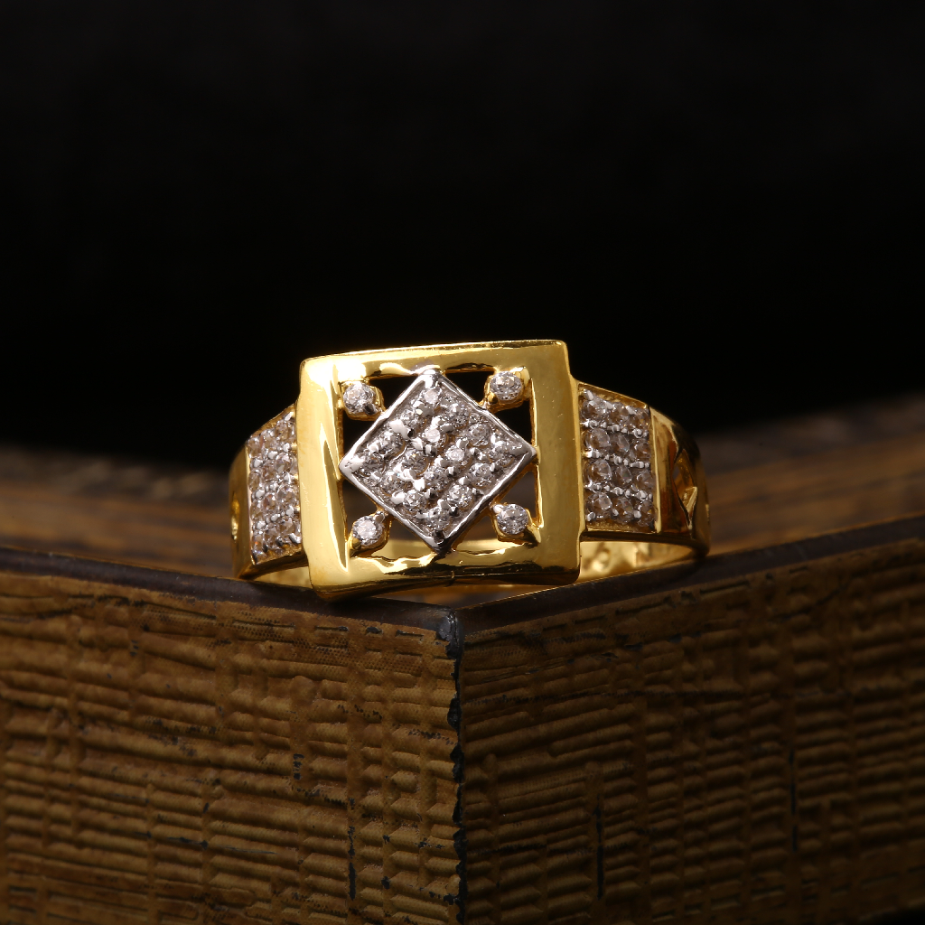 22ct Cz Gents Rings