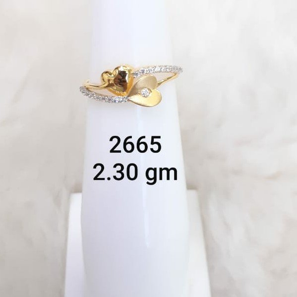 916 Fancy light weight delicate ladies ring