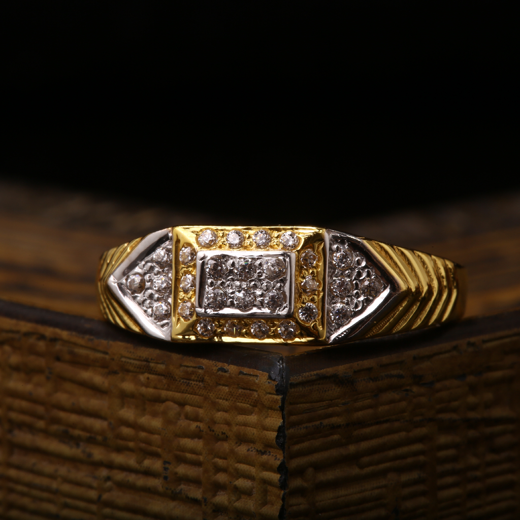 22ct Cz Gents Rings