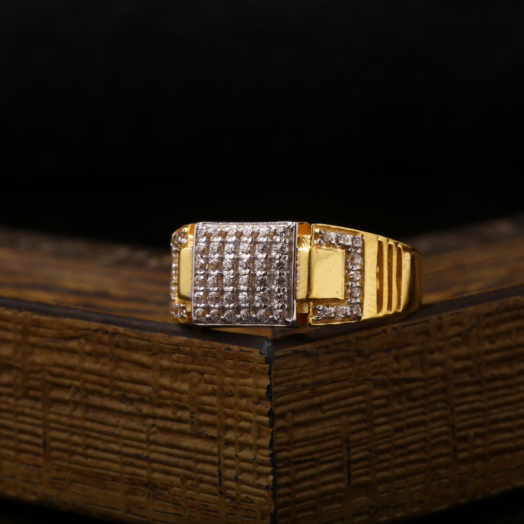 22ct Cz Gents Rings