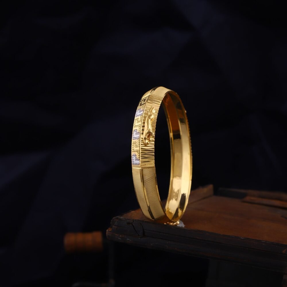 916 Gold Classy Kada-229049