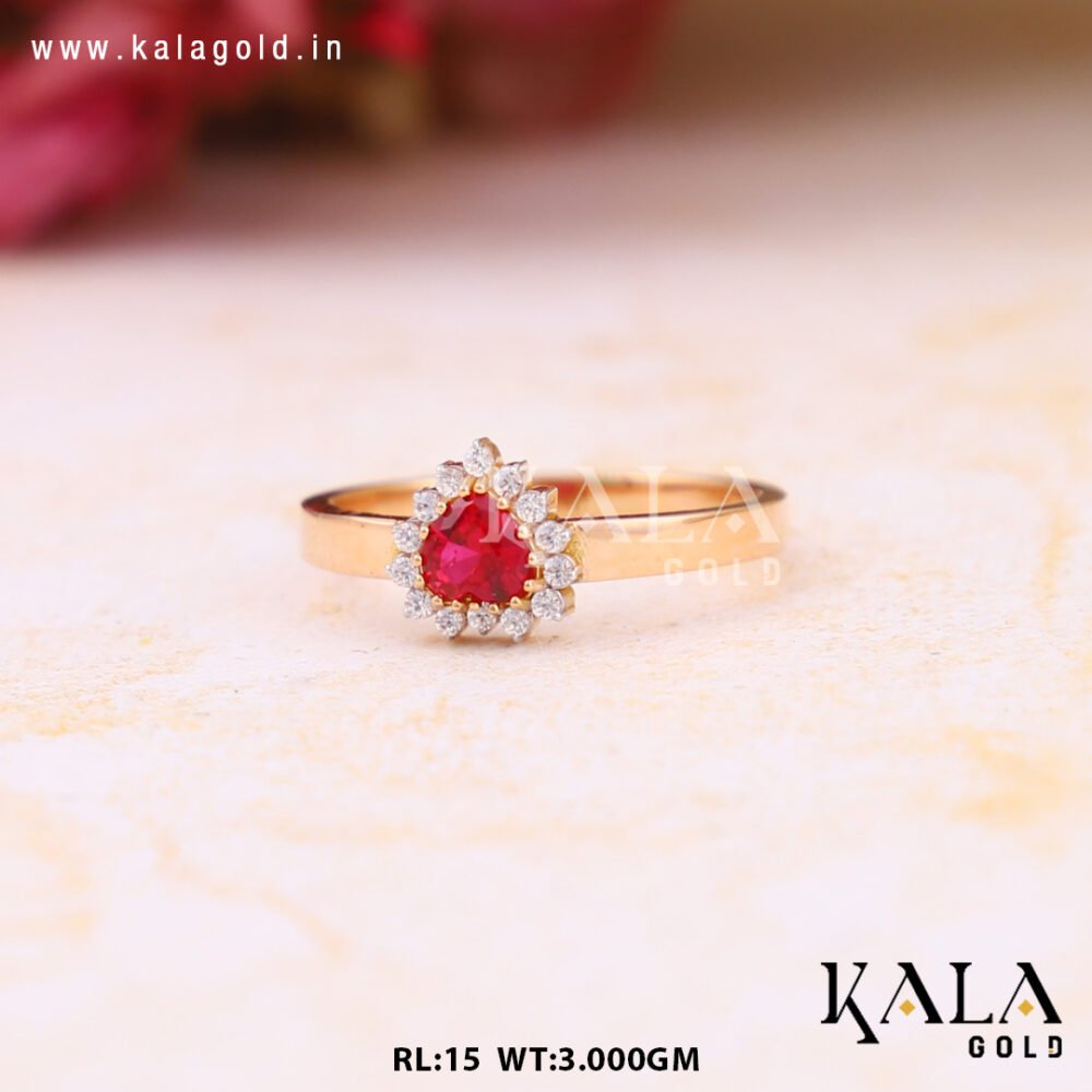 Rose gold ring