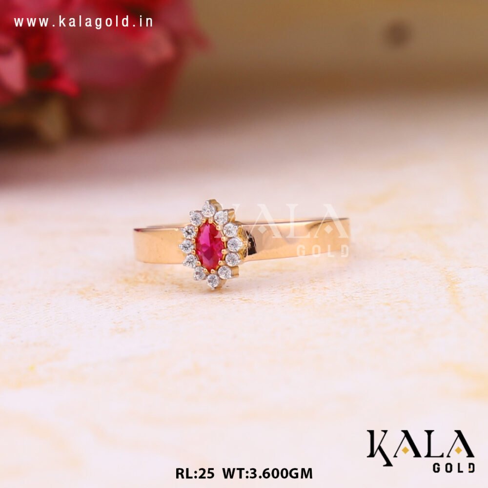 Rose gold ring