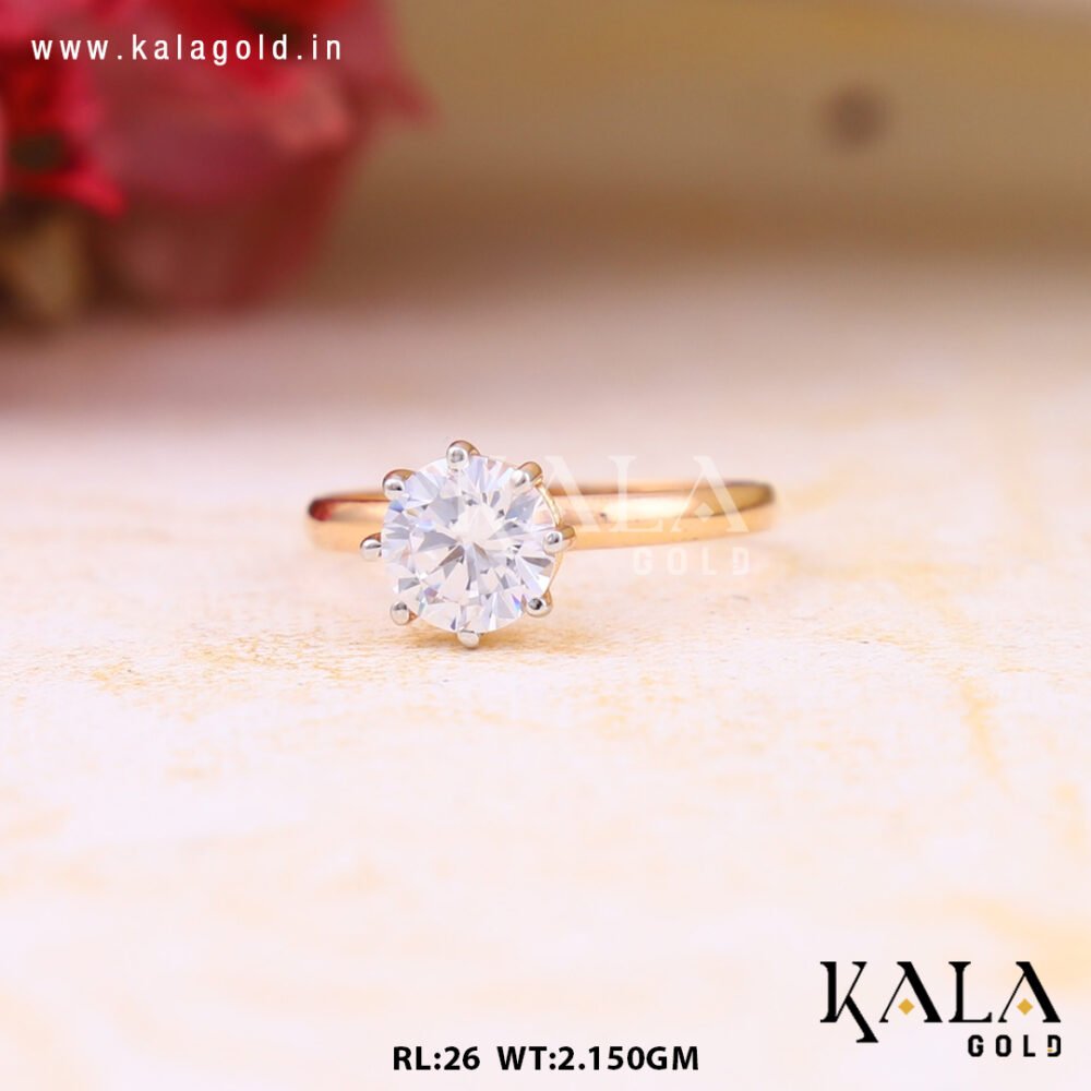 Rose gold ring